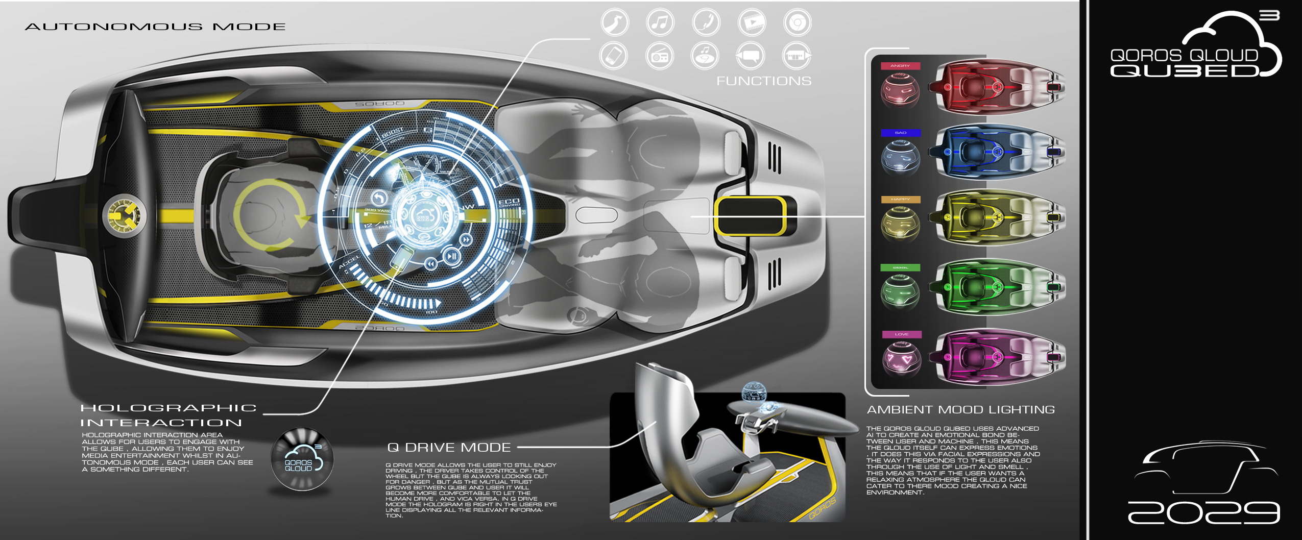 LA Design Challenge (2014): Qoros Qloud Qubed