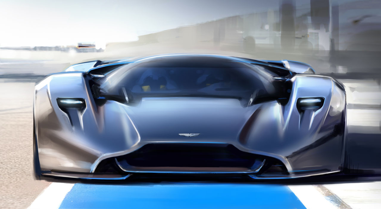 Aston Martin DP-100 Vision Gran Turismo (2014) - Design Sketch