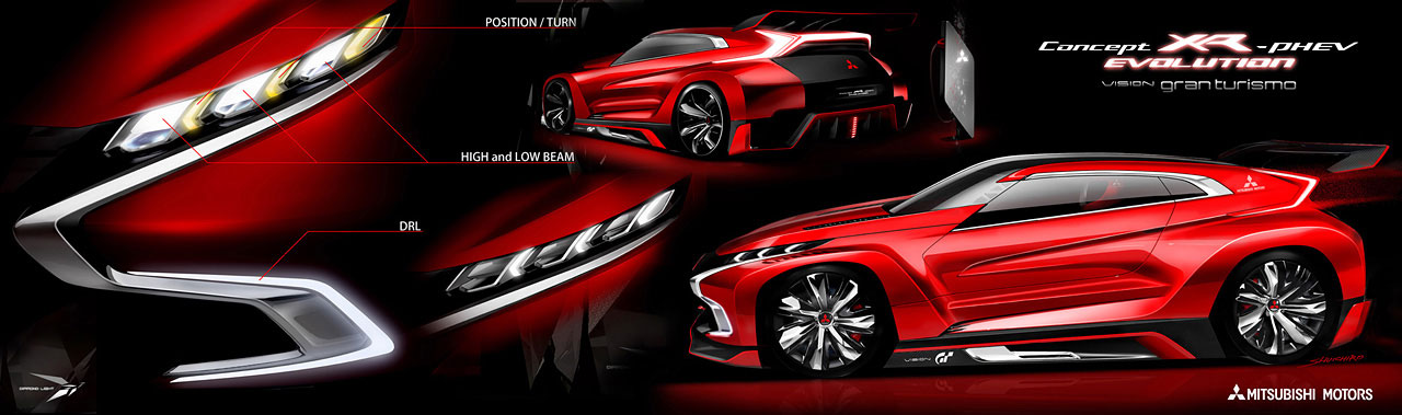 Mitsubishi Concept XR-PHEV Evolution Vision Gran Turismo (2014)