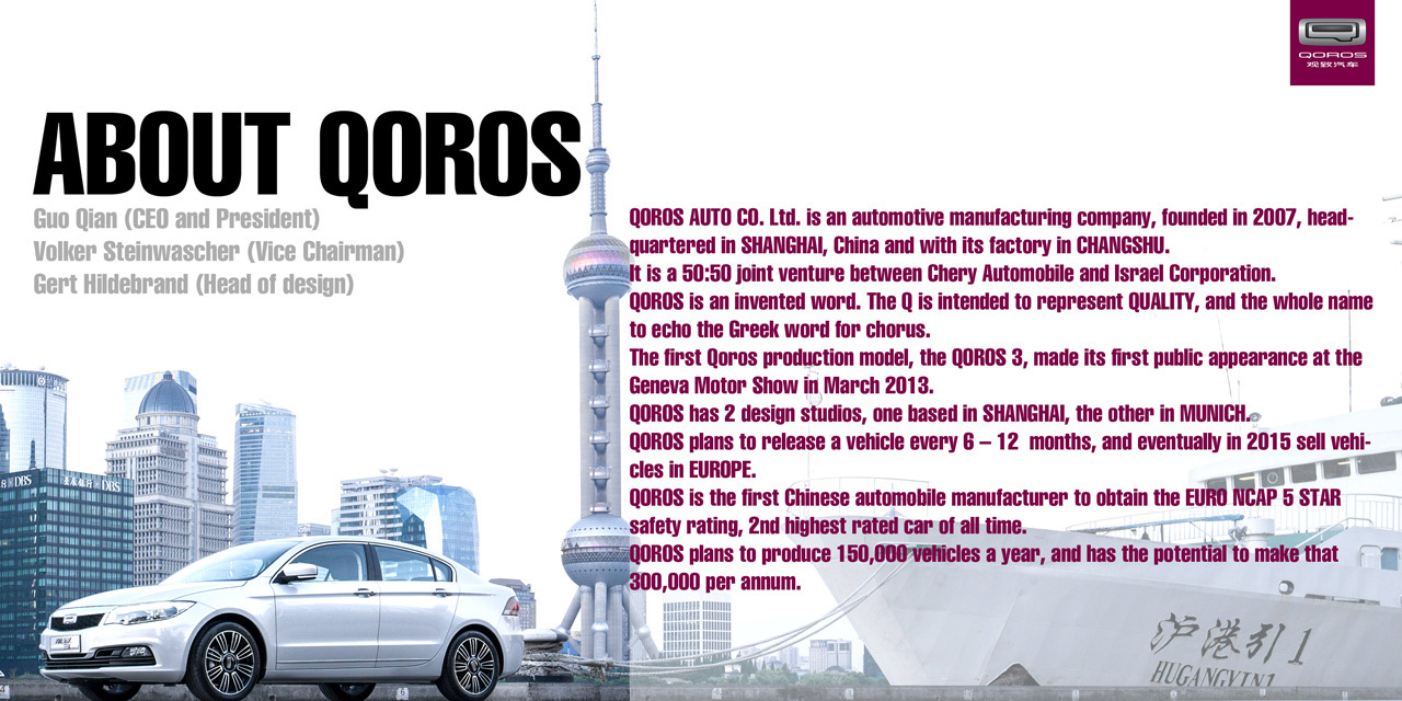 LA Design Challenge (2013): Qoros Silk Road System Concept