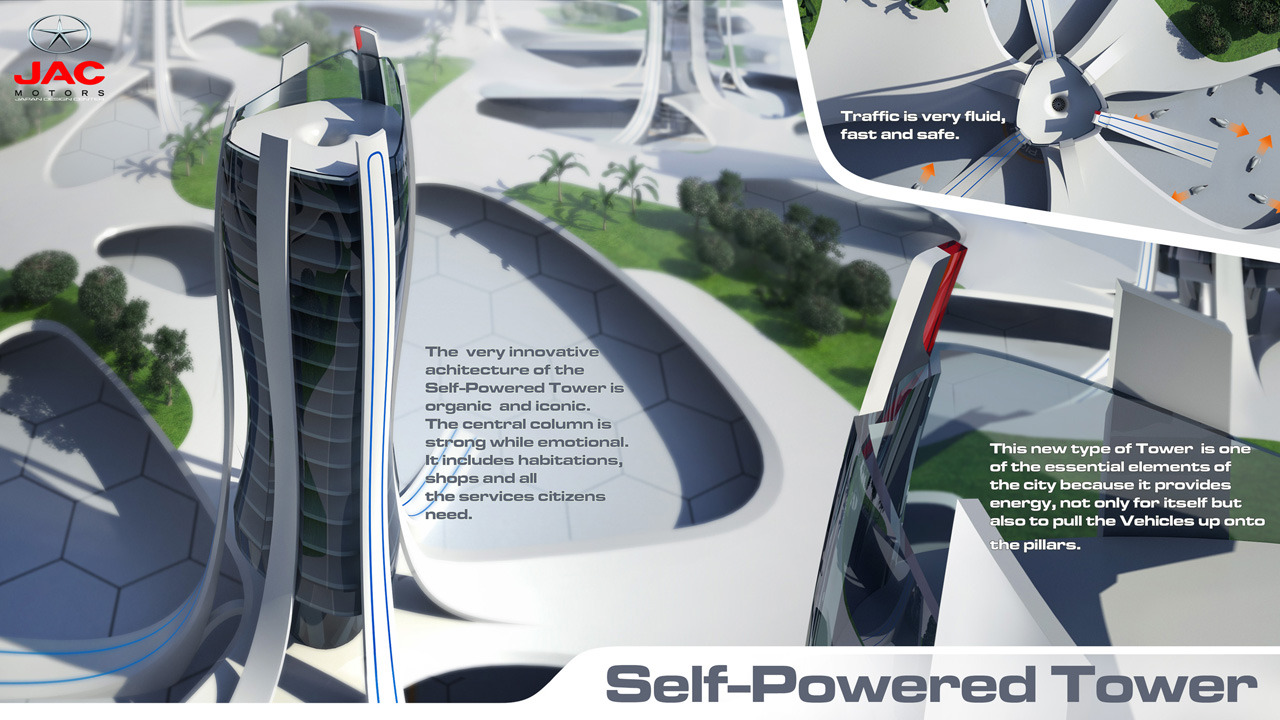 LA Design Challenge (2013): JAC Motors HEFEI - Self-Powered Tower