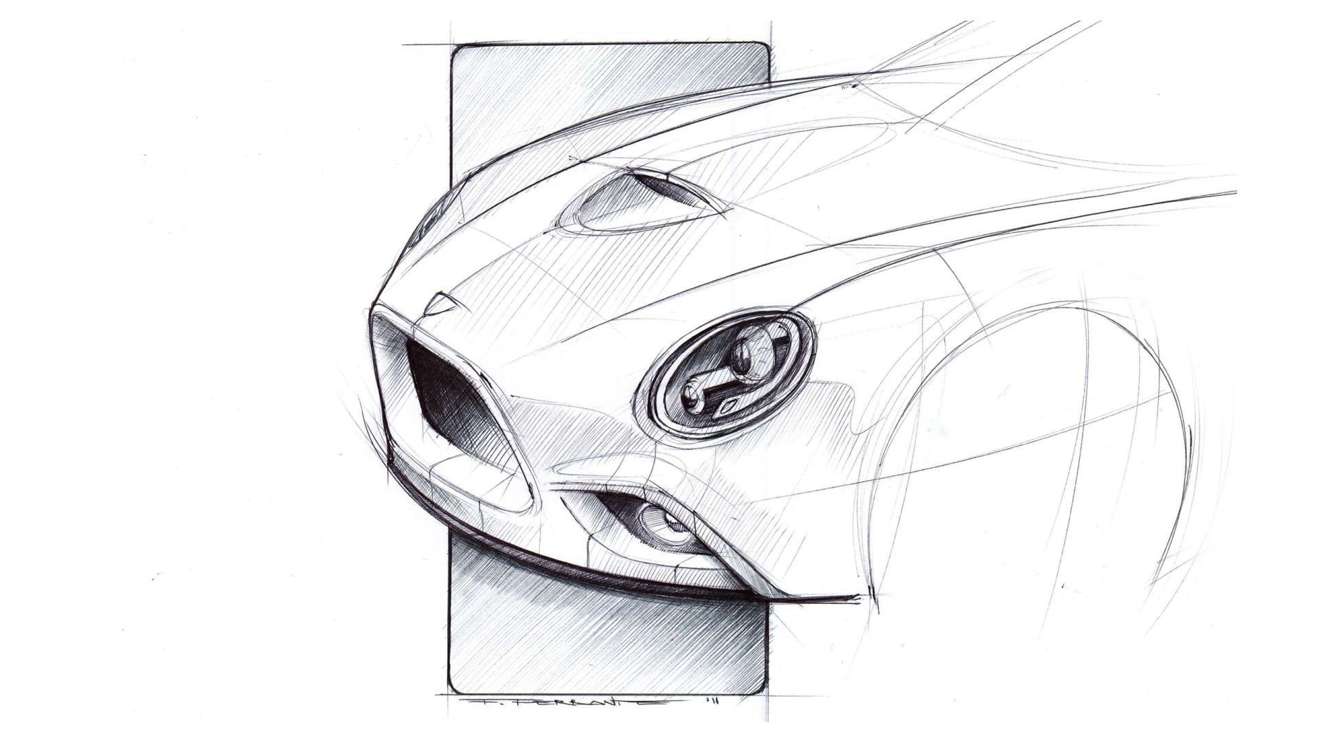 Puritalia 427 - Design Sketch by Fabio Ferrante