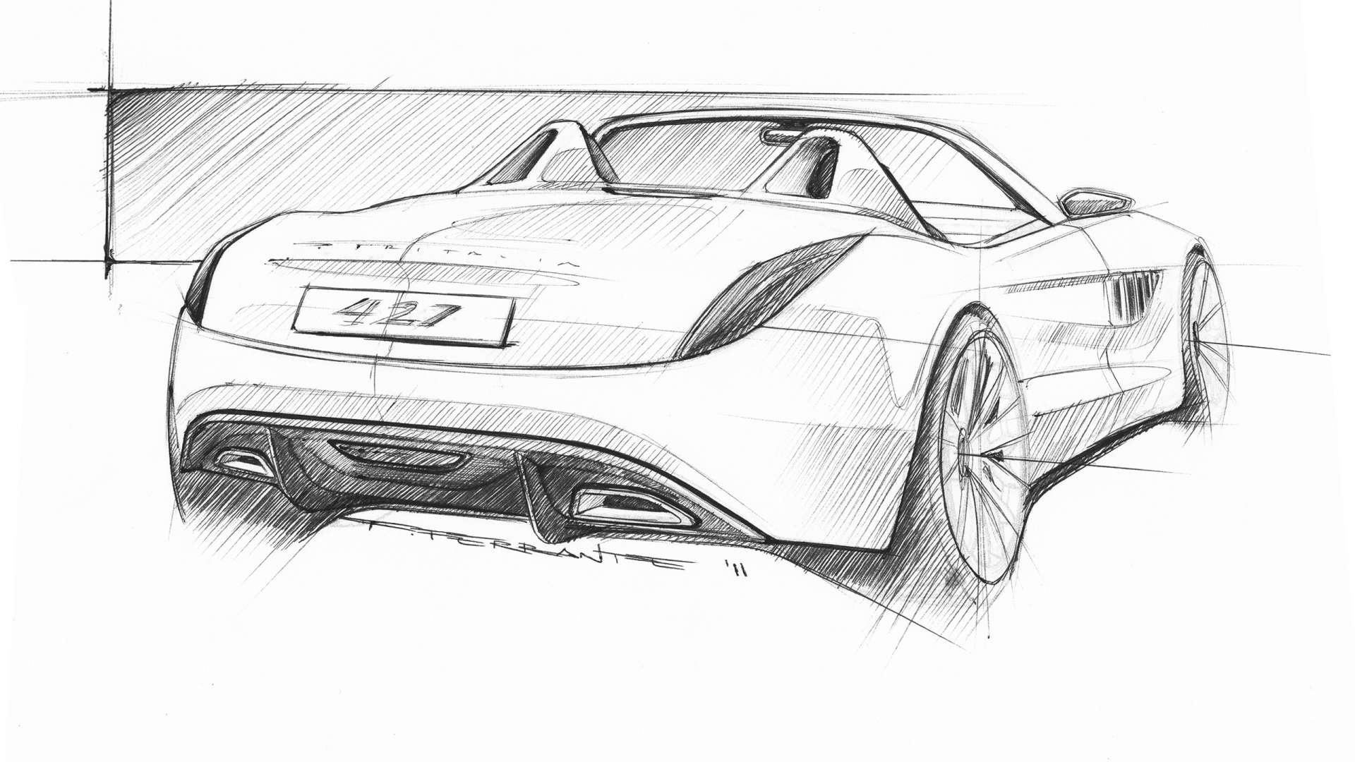 Puritalia 427 - Design Sketch by Fabio Ferrante