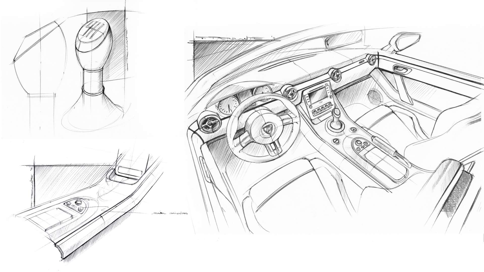 Puritalia 427 - Design Sketch by Fabio Ferrante