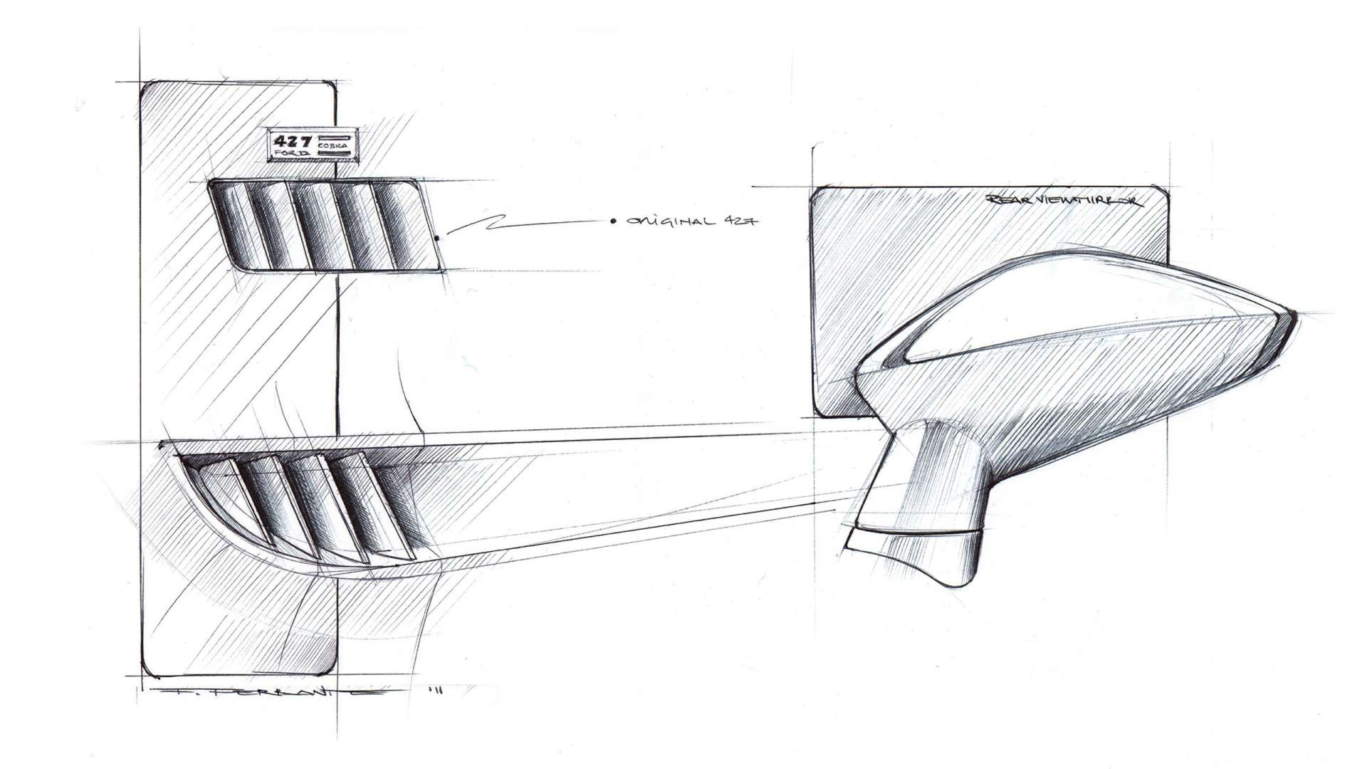 Puritalia 427 - Design Sketch by Fabio Ferrante