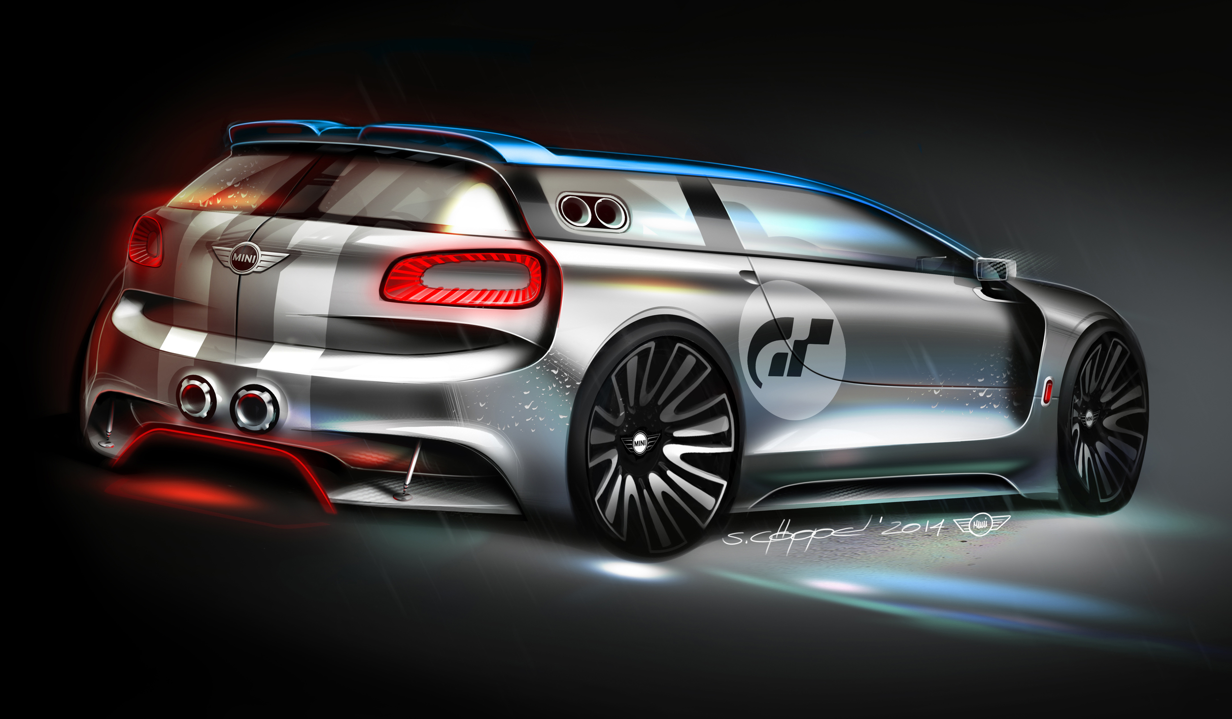 MINI Clubman Vision Gran Turismo - Design Sketch