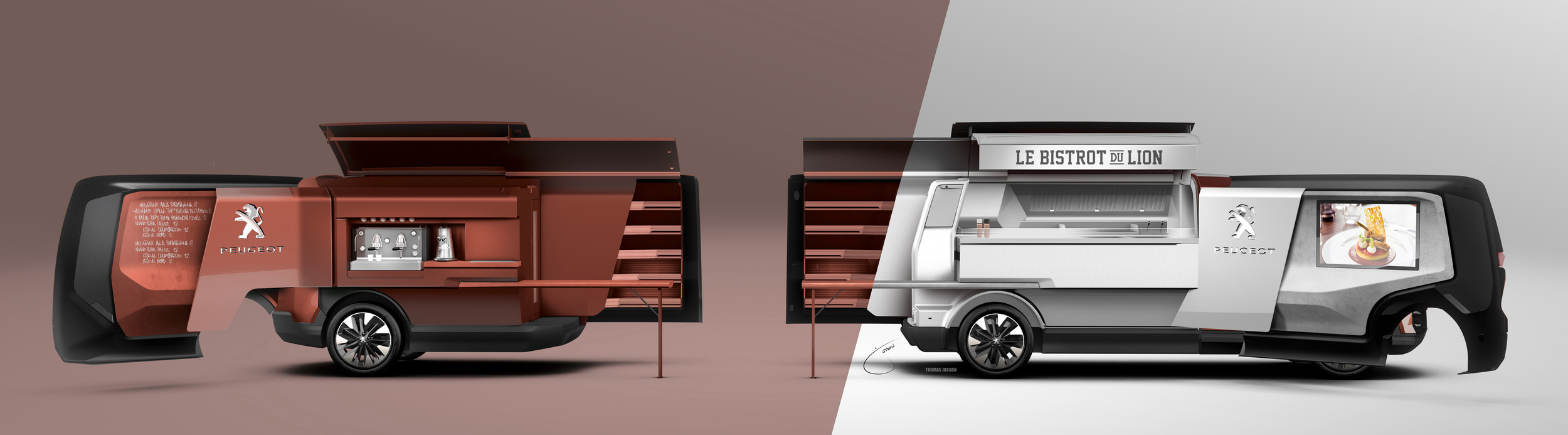 Peugeot Foodtruck Concept (2015): Le Bistrot du Lion