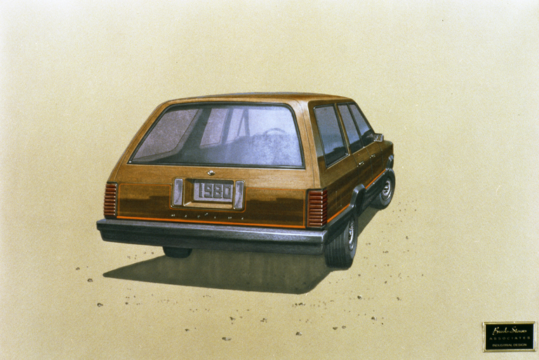 Briggs & Stratton Electric Car - Design Proposal by Brooks Stevens