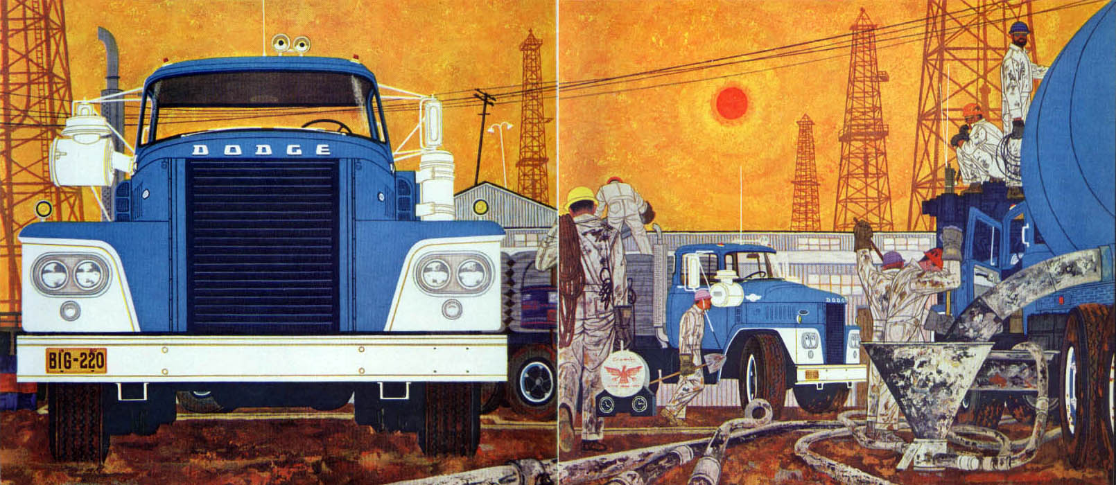 Dodge Trucks Advertising Art by Charles Wysocki (November, 1959) - Special-purpose models