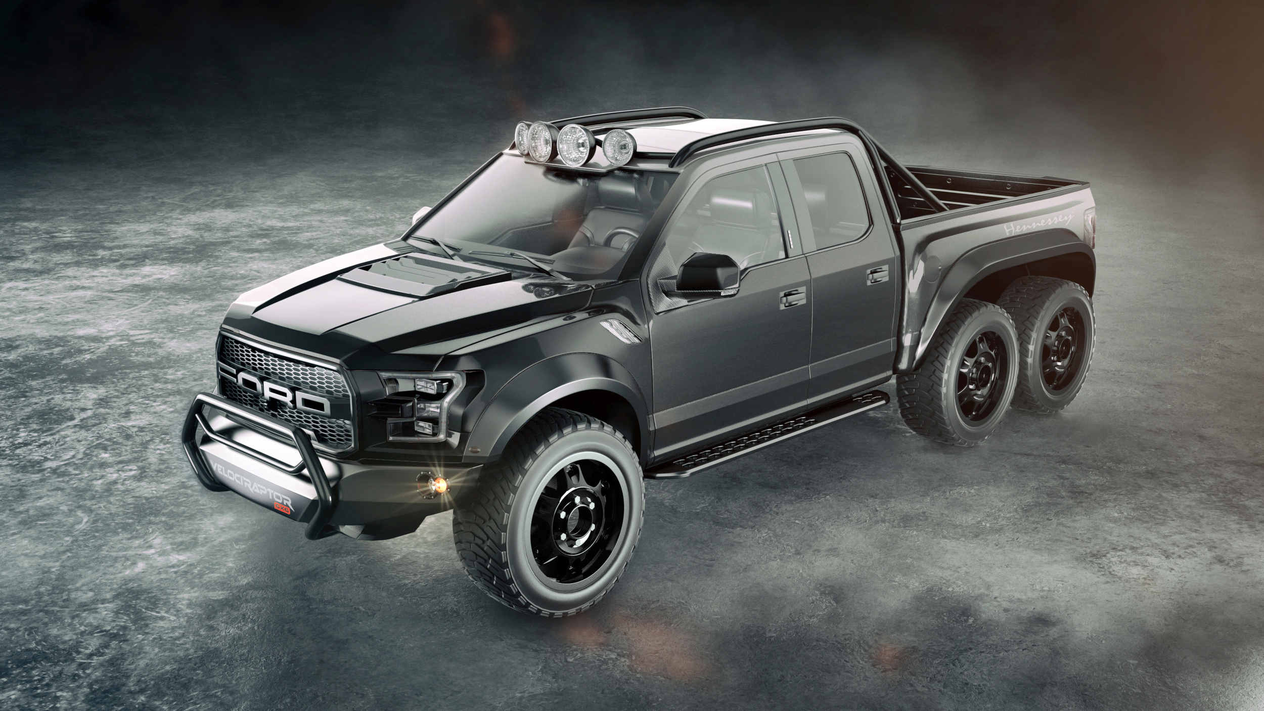 Hennessey VelociRaptor 6X6 (2016): Шестиколесный монстр