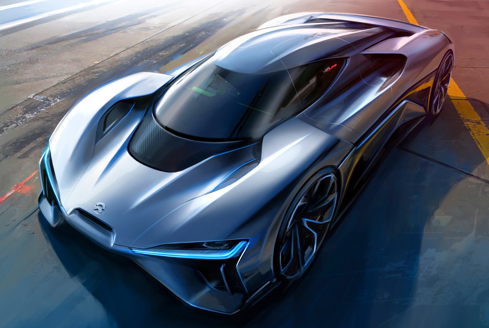 NextEV NIO EP9 (2016): Design Sketch