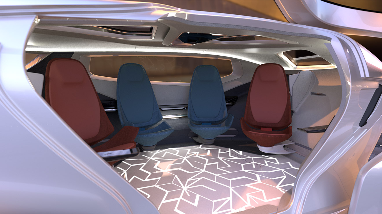 NEVS InMotion Concept (2017): Self-Driving Room