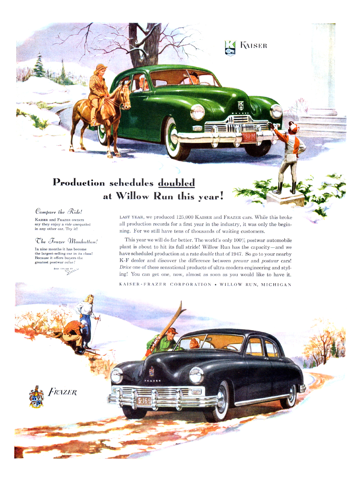 Kaiser-Frazer Ad (January, 1948)