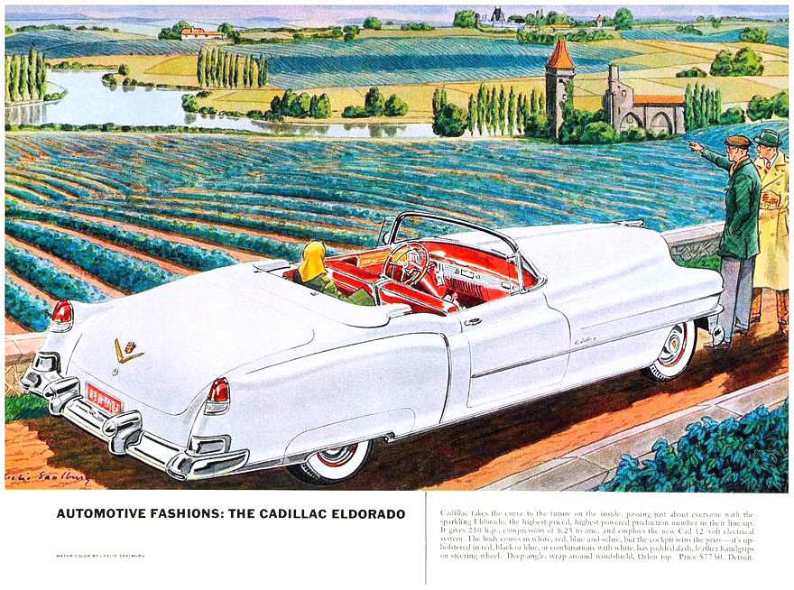 Automotive Fashions (January, 1954): The Cadillac Eldorado