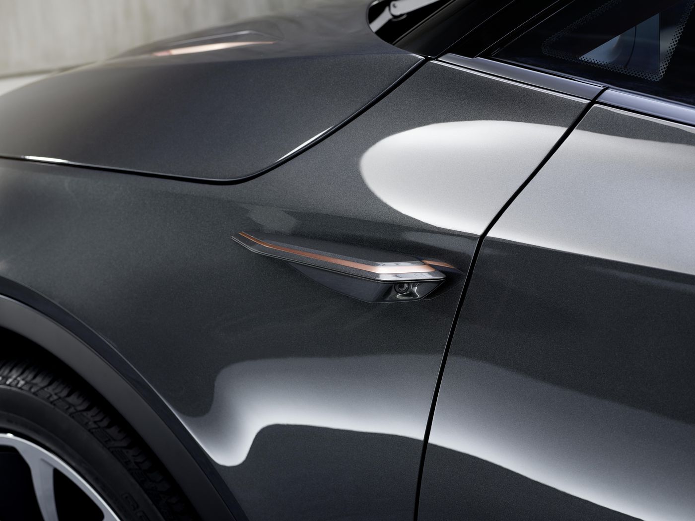 Byton M-Byte Concept (2018): Side view cameras