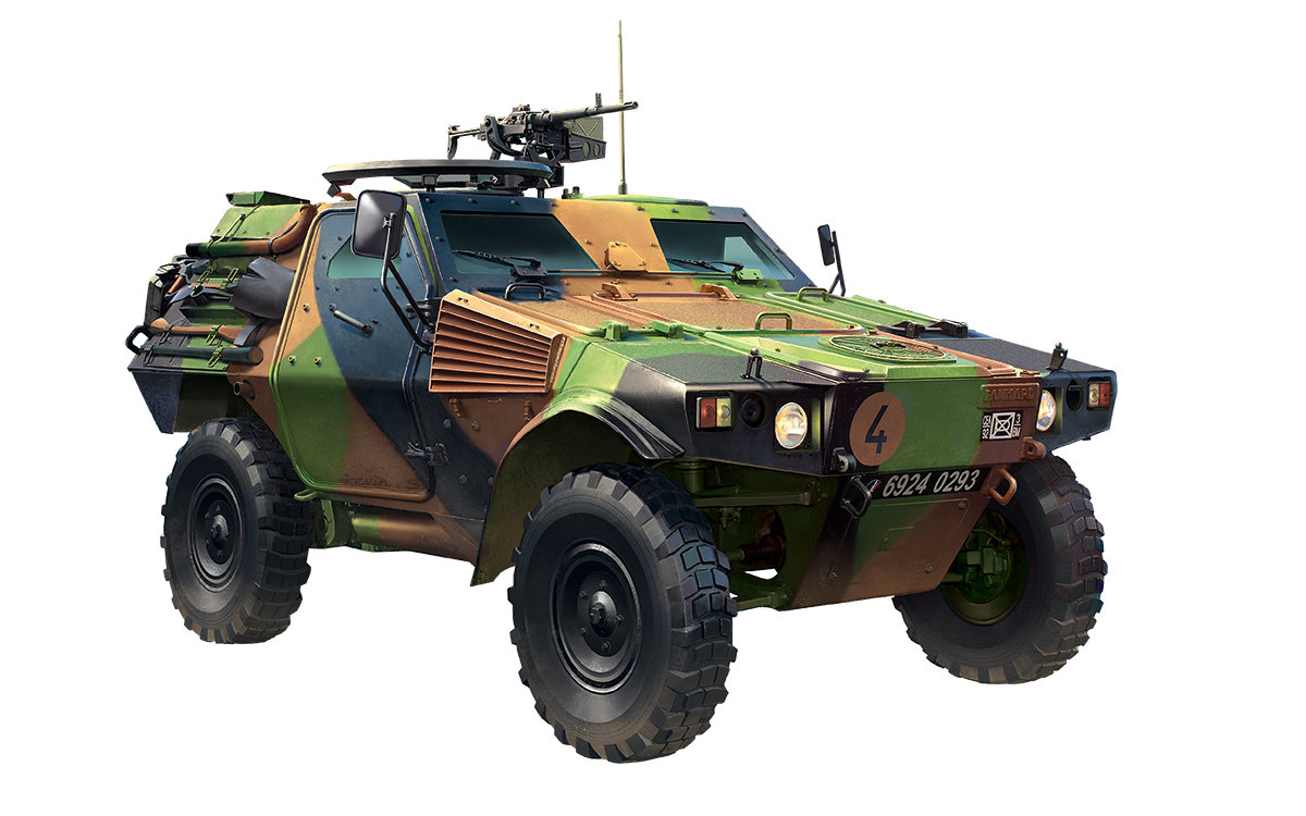 Panhard VBL Light Armored Vehicle - Illustration: Kevin Shi - Tiger Model Boxart