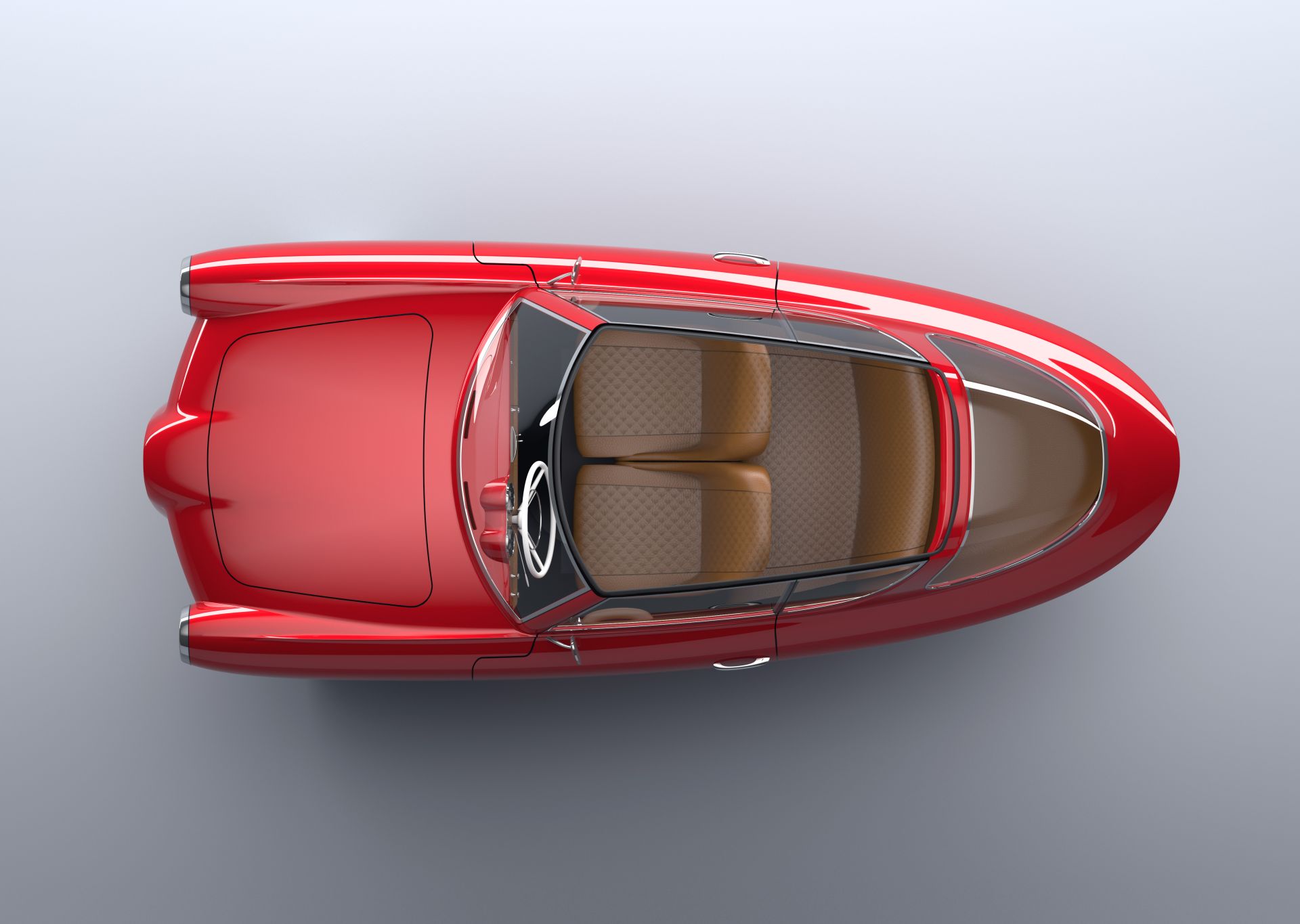 Nobe 100: Винтажный электромобиль на трех колесах