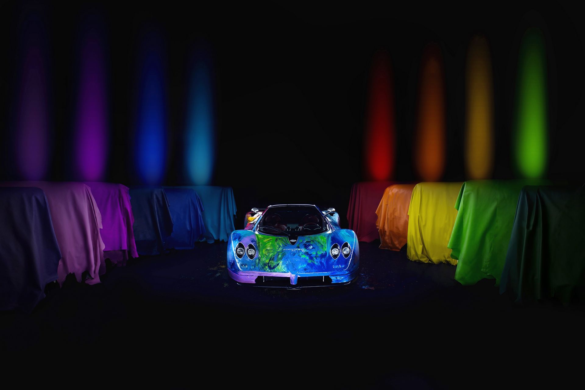 Pagani Zonda S Art Car by Shalemar Sharbatly (2018)