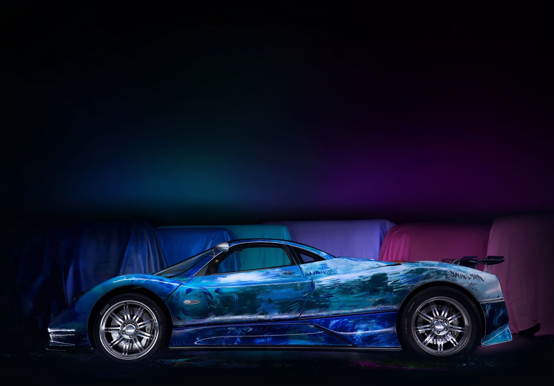 Pagani Zonda S Art Car by Shalemar Sharbatly (2018)