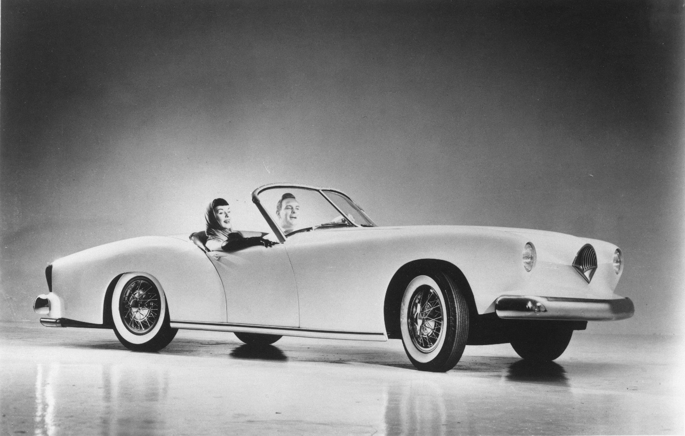Kaiser-Frazer DKF-161 (1953): Prototype of Kaiser-Darrin 2-Door Sports Convertible
