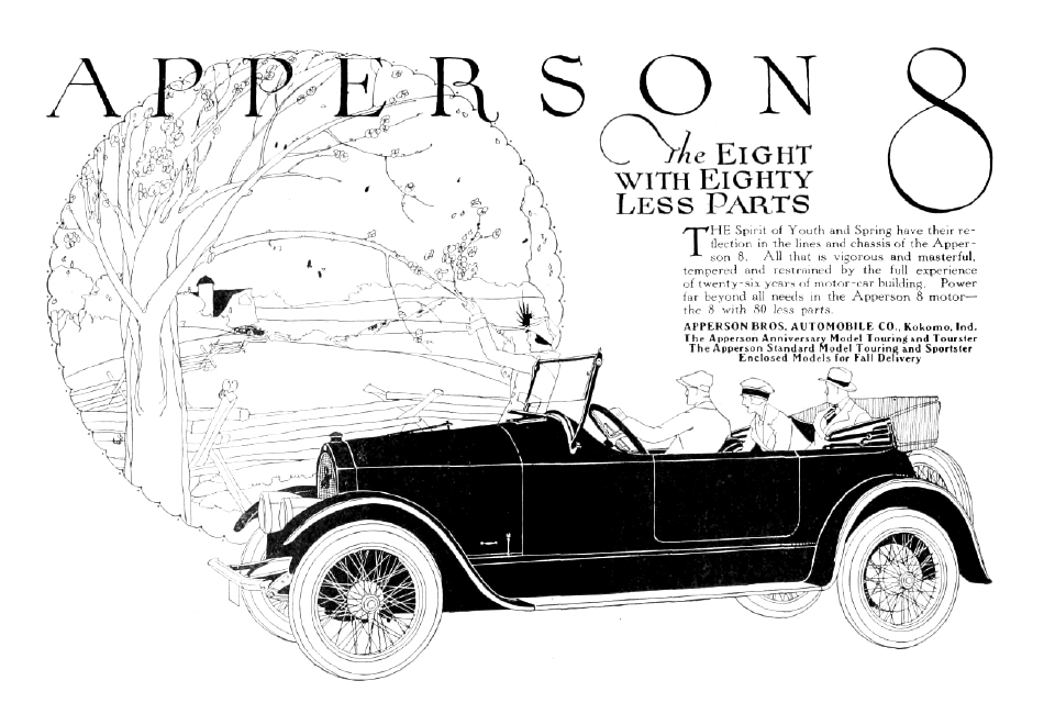 Apperson Eight Ad (March-April, 1919)