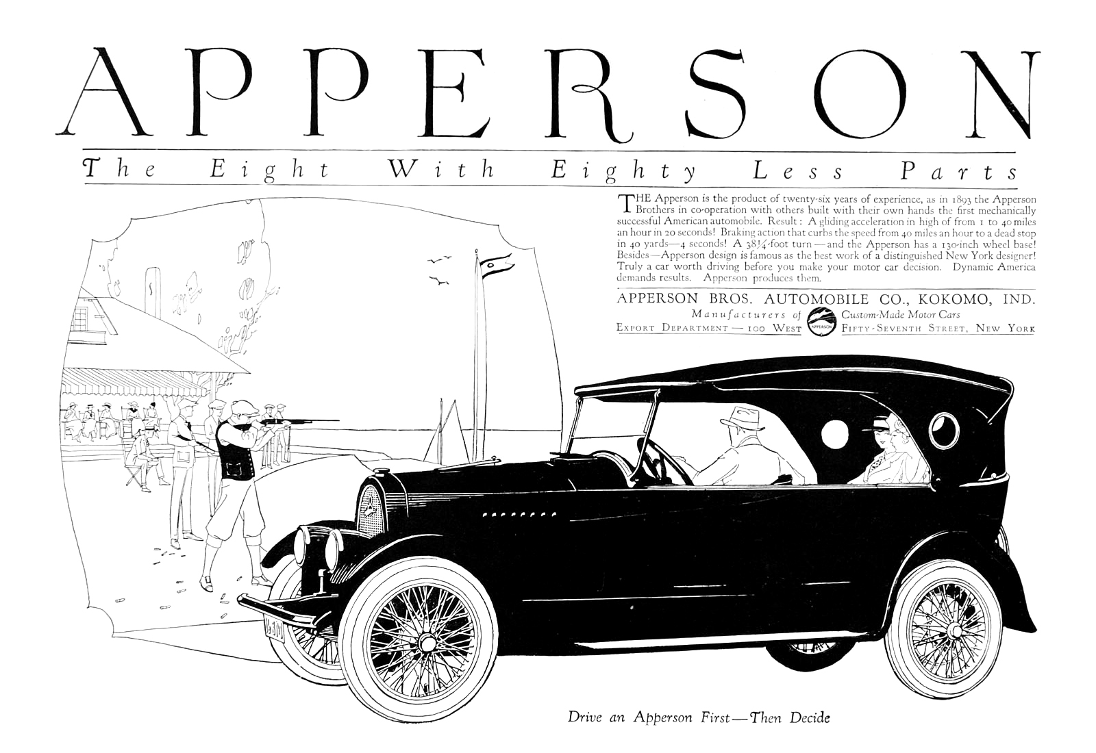 Apperson Eight Ad (September-October, 1919)