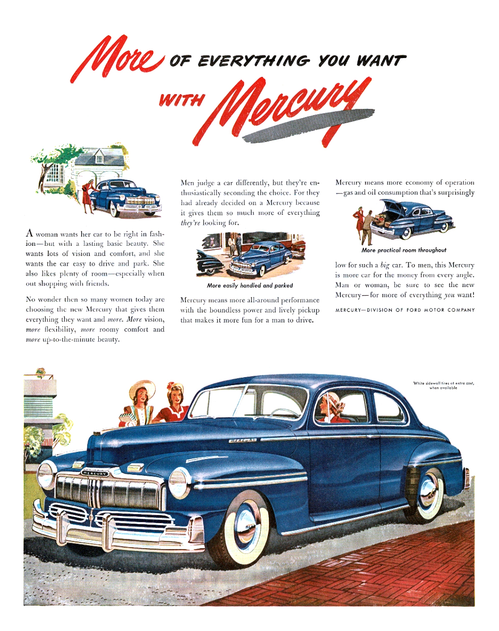 Mercury Ad (June, 1947) - Sedan-Coupe