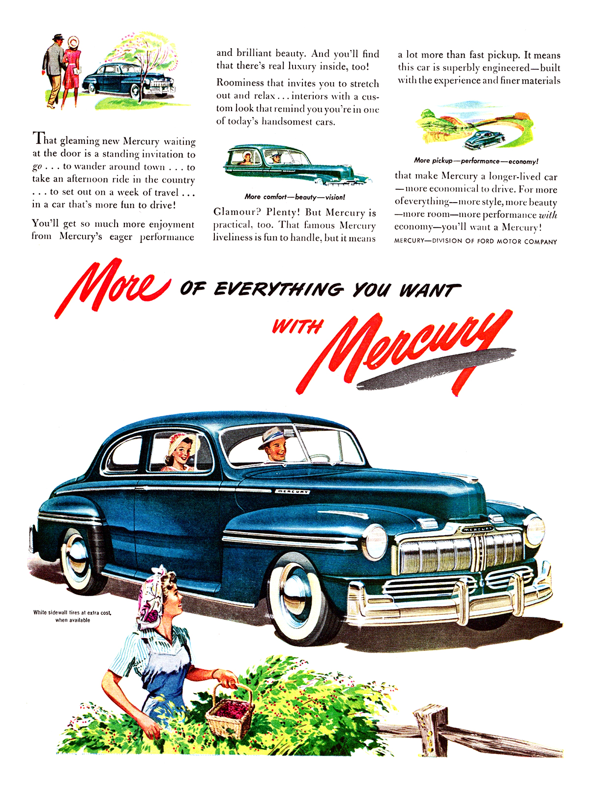 Mercury Ad (July, 1947) - Sedan-Coupe