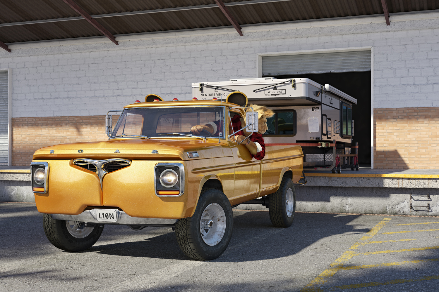 L10N - 1967 Ford F-250 - Rides of the Wild by Frédéric Müller