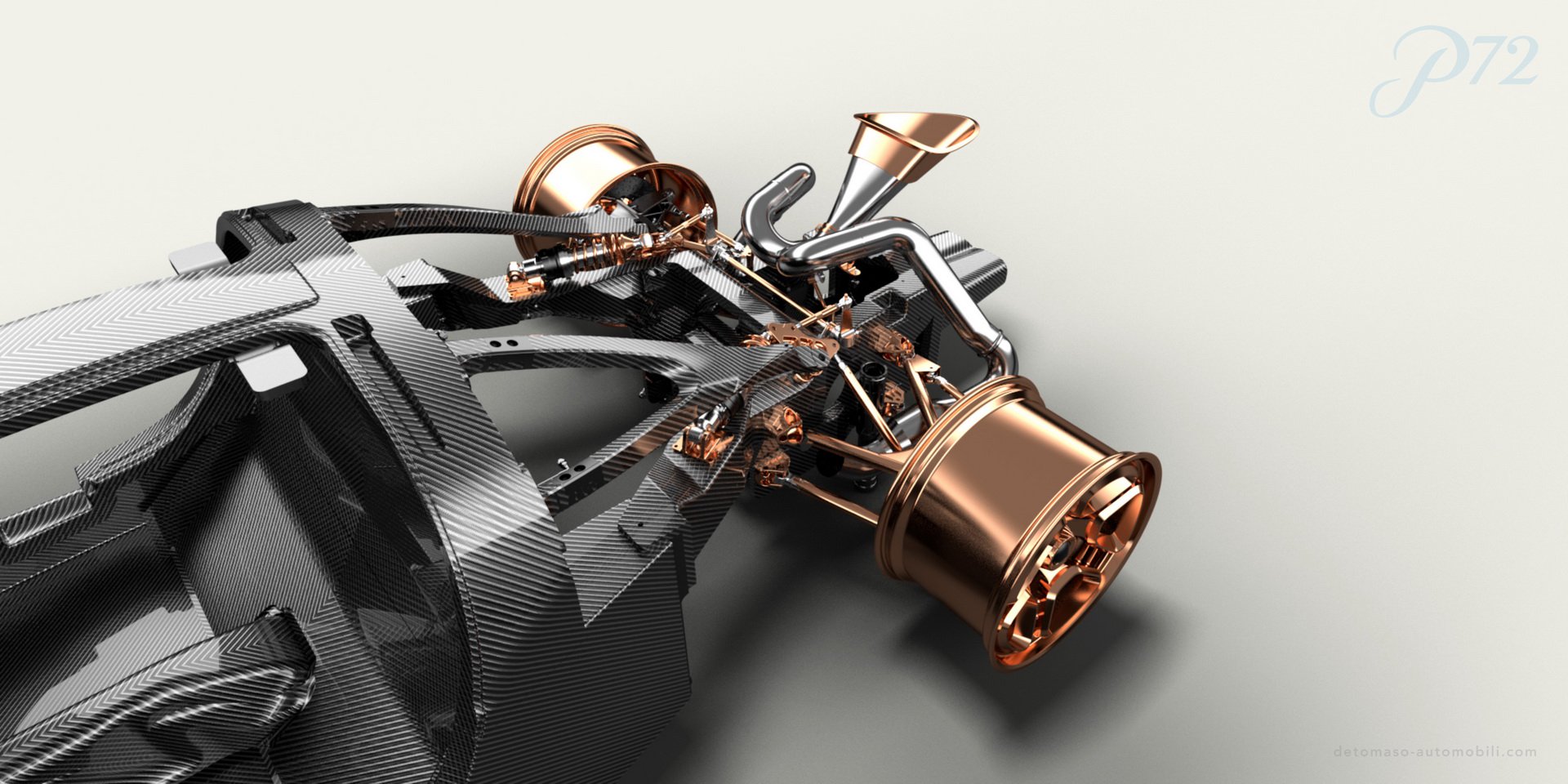 De Tomaso P72 (2019) - Carbon Fiber Chassis