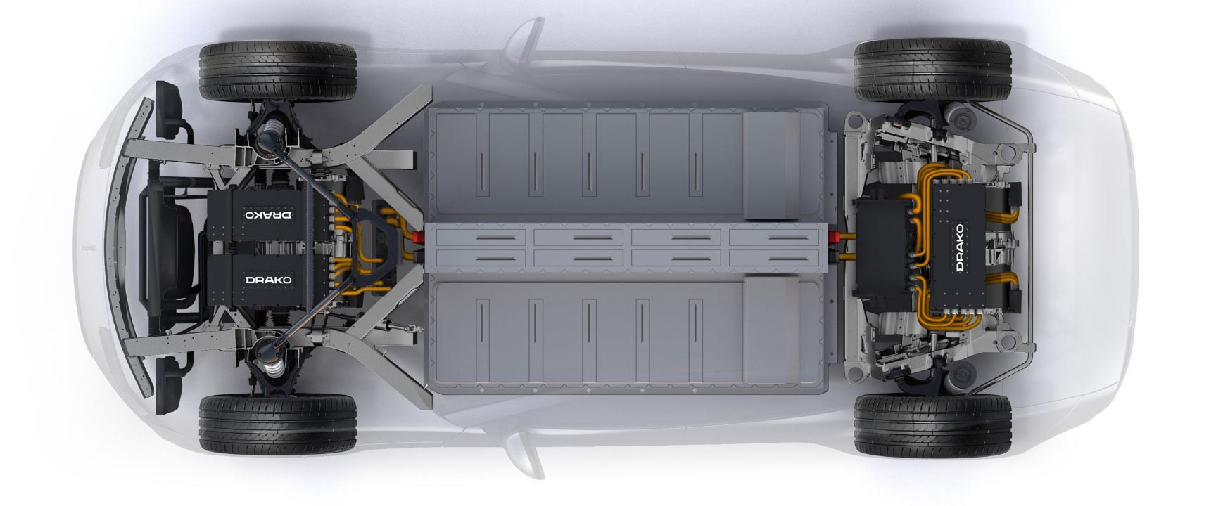 Drako GTE (2020): Quad Motor Architecture