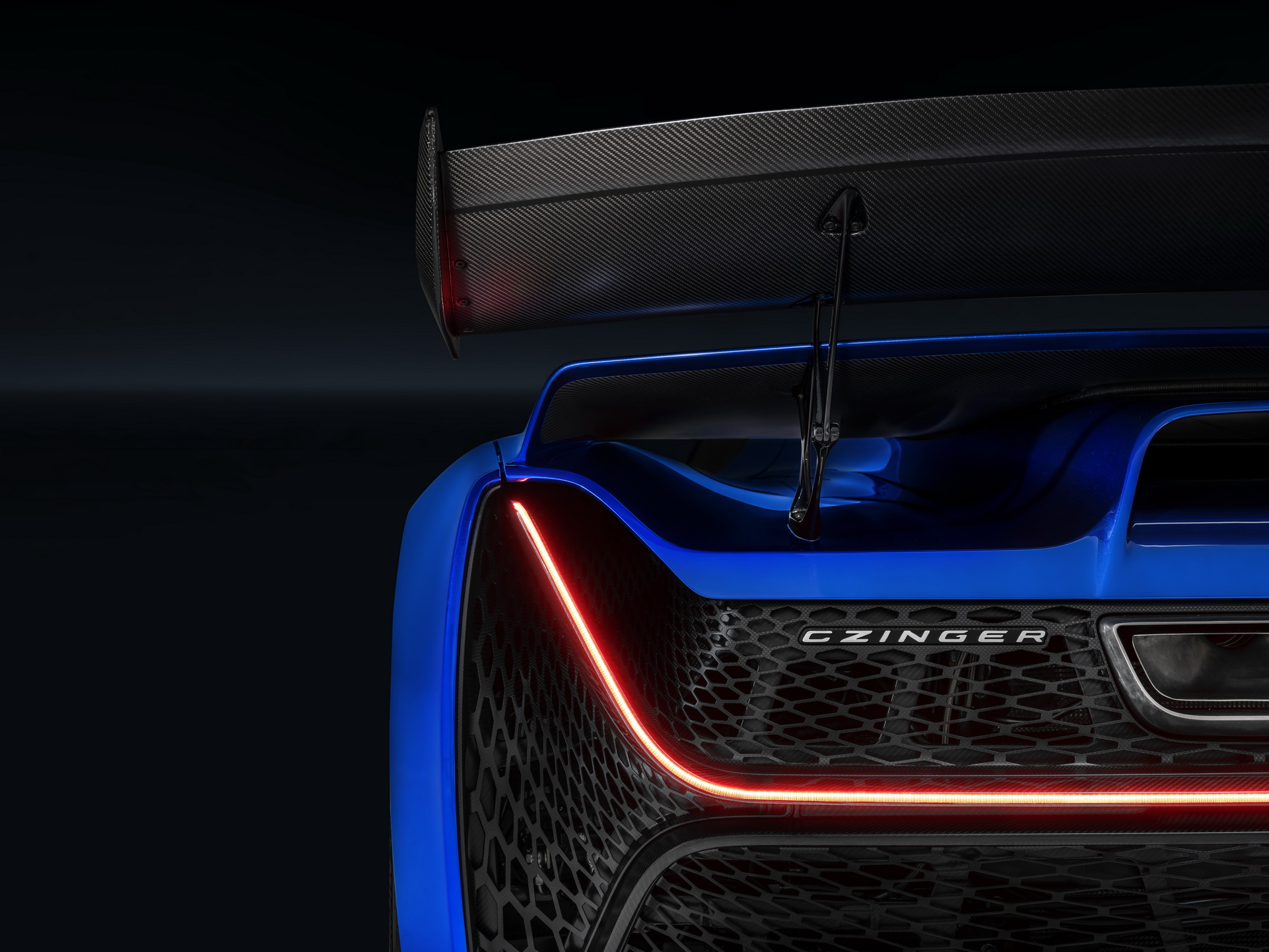 Czinger 21C (2020) – Lightweight Track Configuration – Close-up of Wing