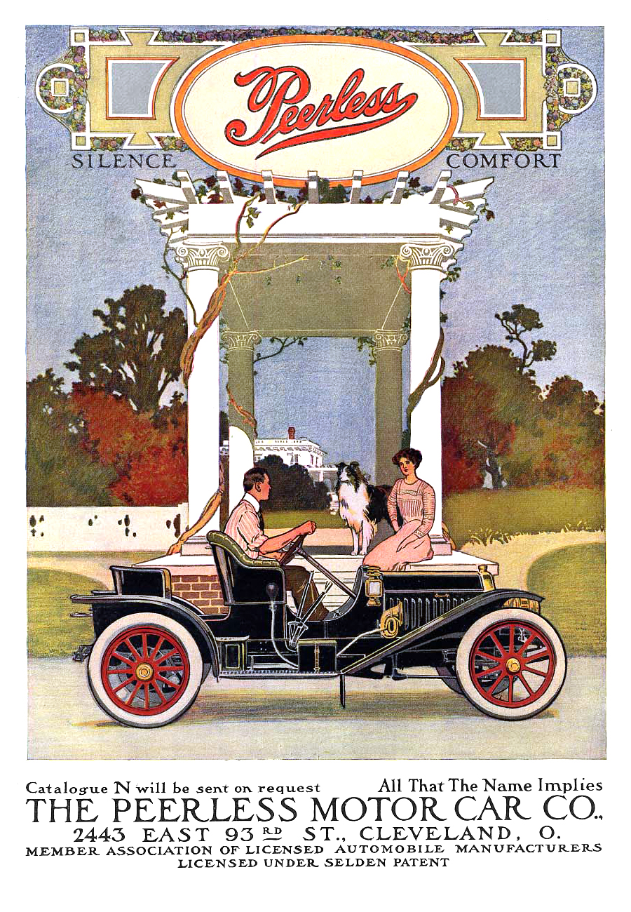 Peerless Ad (1910): Roadster