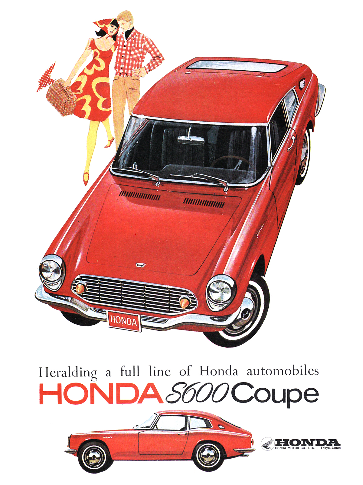 Honda S600 Coupe Ad (October, 1965)