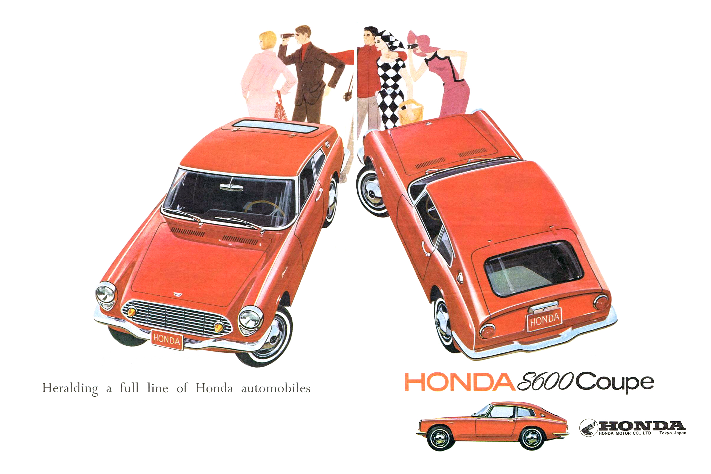 Honda S600 Coupe Ad (1965)