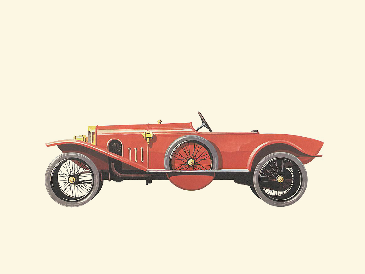 1921 G.N. Alias Salmson - Illustrated by Pierre Dumont