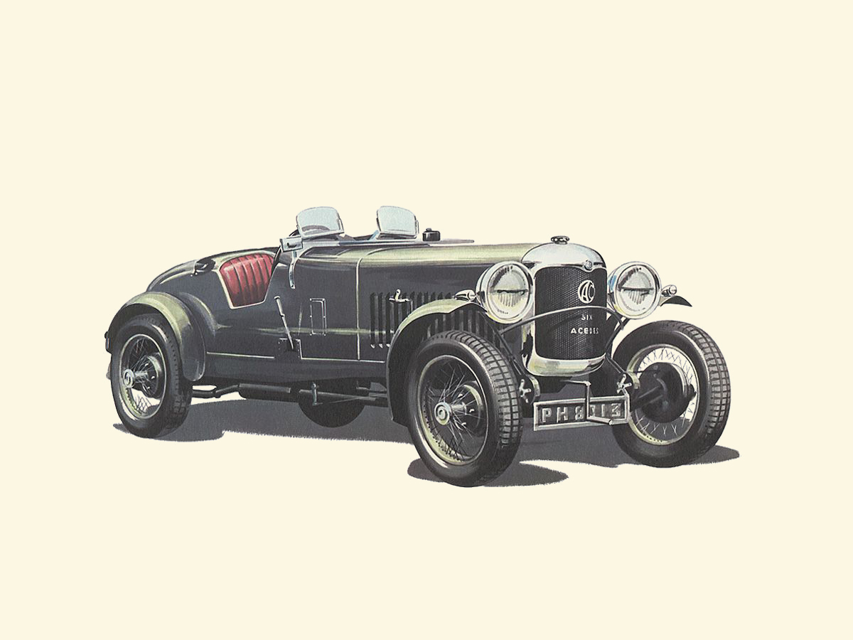 1927 A.C. Montlhery - Illustrated by Pierre Dumont