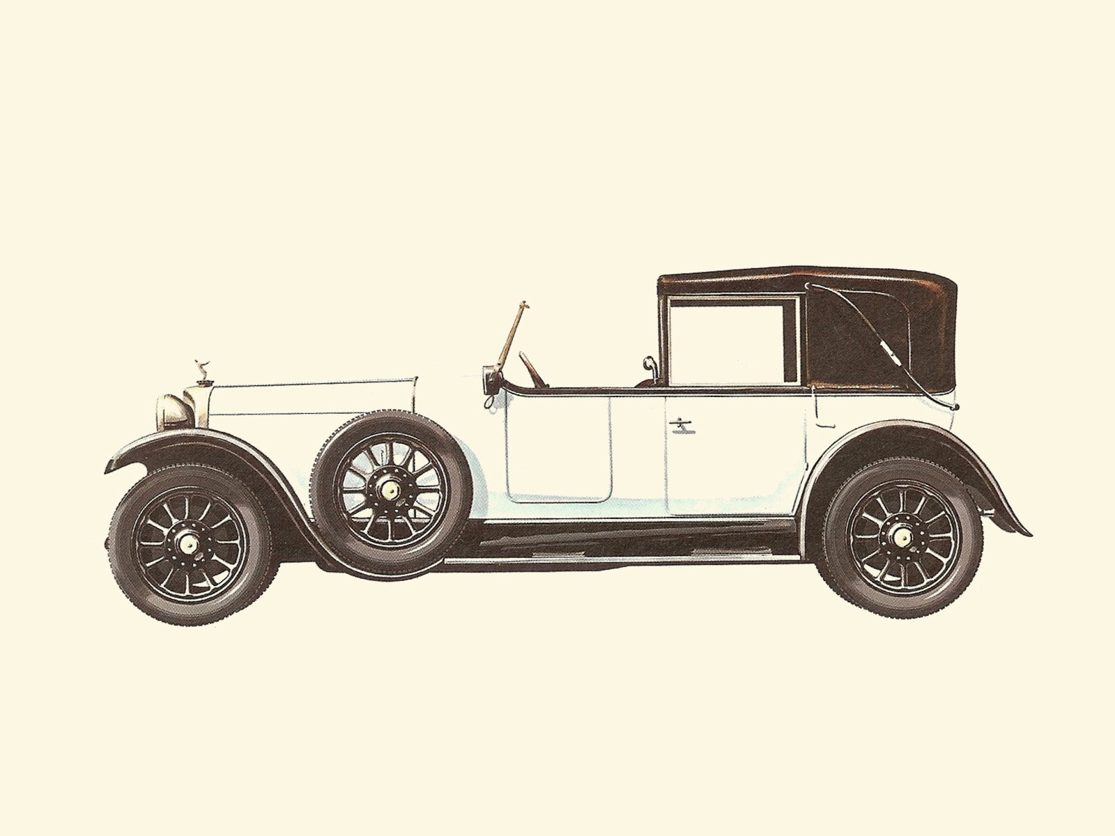 1921 Farman 40 CV - Illustrated by Pierre Dumont