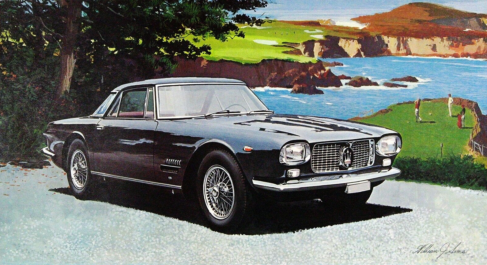 1957 Maserati GT 3500: Illustrated by William J. Sims