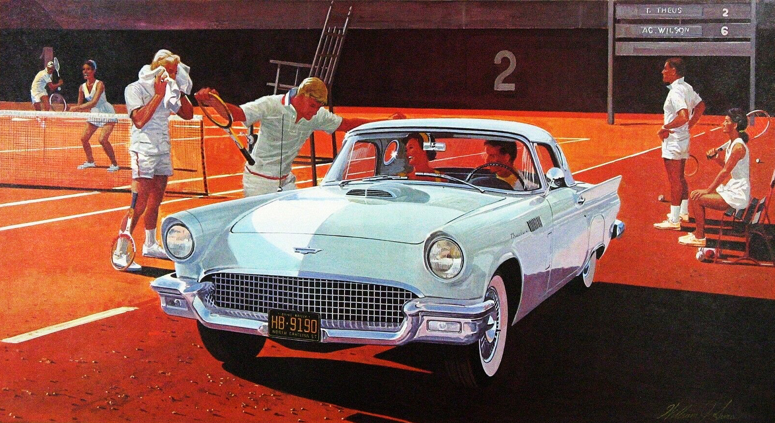 1957 Ford Thunderbird: Illustrated by William J. Sims