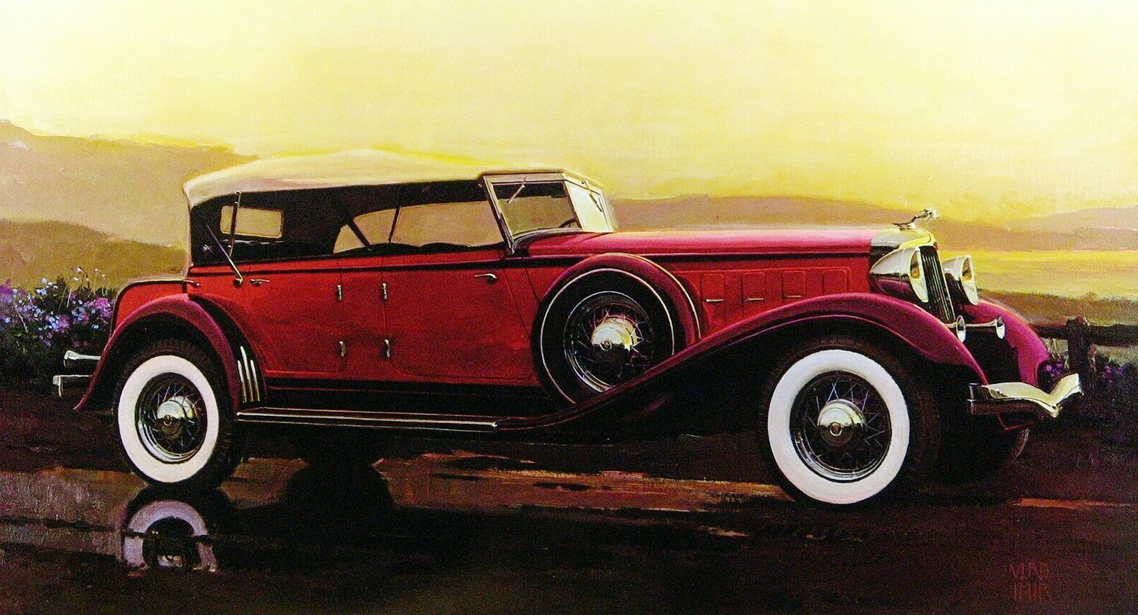 1933 Chrysler Imperial Dual Cowl Phaeton (LeBaron): Illustrated by Vladimir Kordic