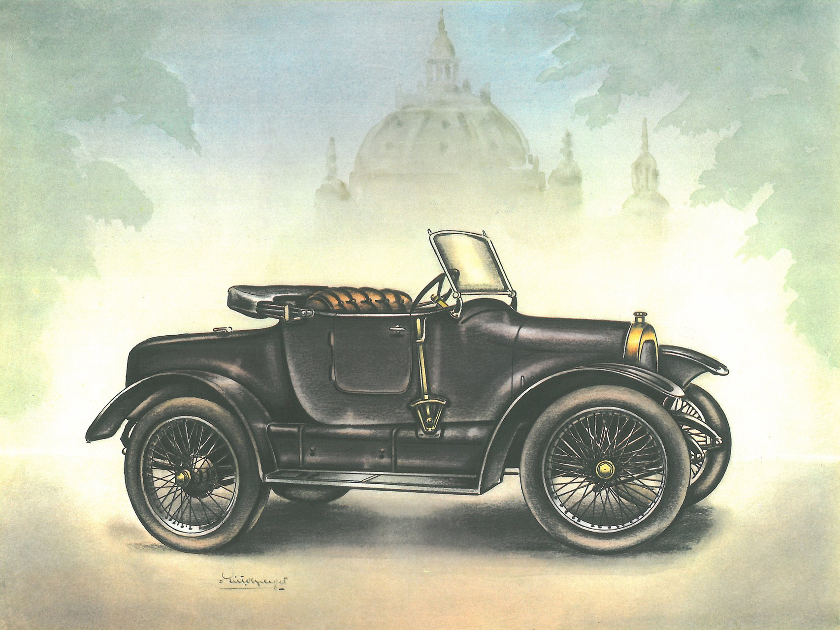 1914 Dürkopp Knipperdolling: Illustrated by Piet Olyslager