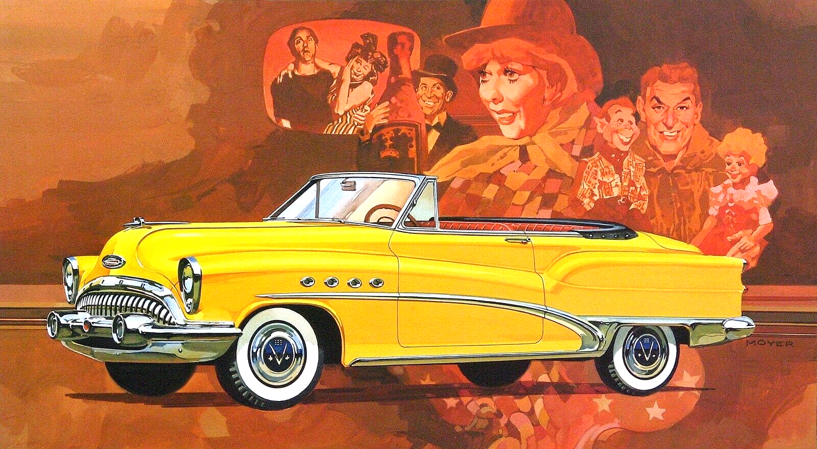 1953 Buick Roadmaster Convertible: Illustrated by Robert M. Moyer