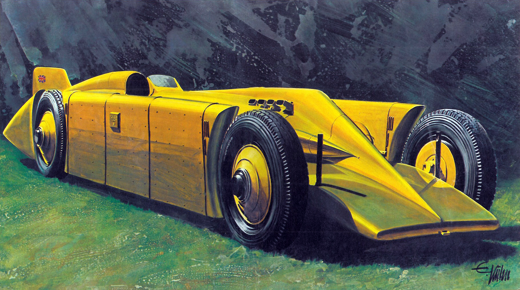 Irving-Napier Special 'Golden Arrow' (1929): Illustrated by Edouard KÜHN