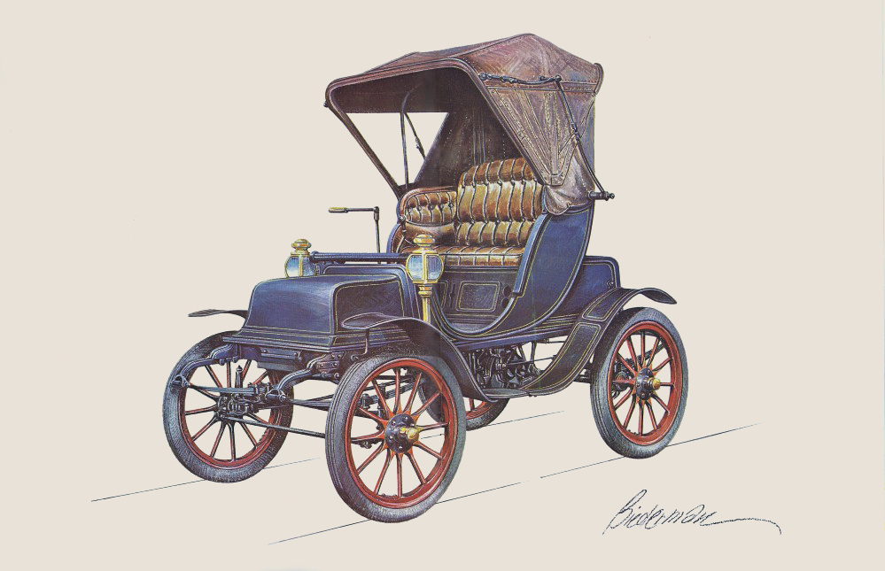1902 Studebaker Electric car: Illustrated by Jerome D. Biederman