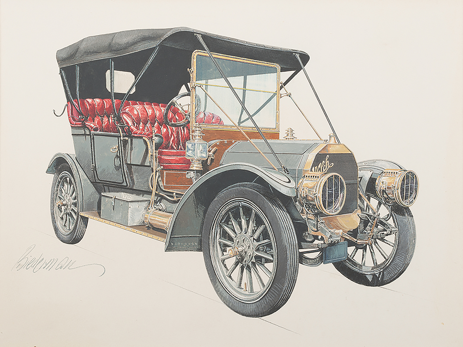 1904 Welch Touring: Illustrated by Jerome D. Biederman