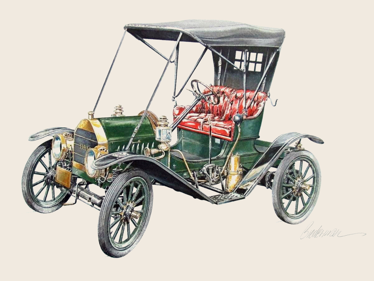 1908 Brush Runabout: Illustrated by Jerome D. Biederman