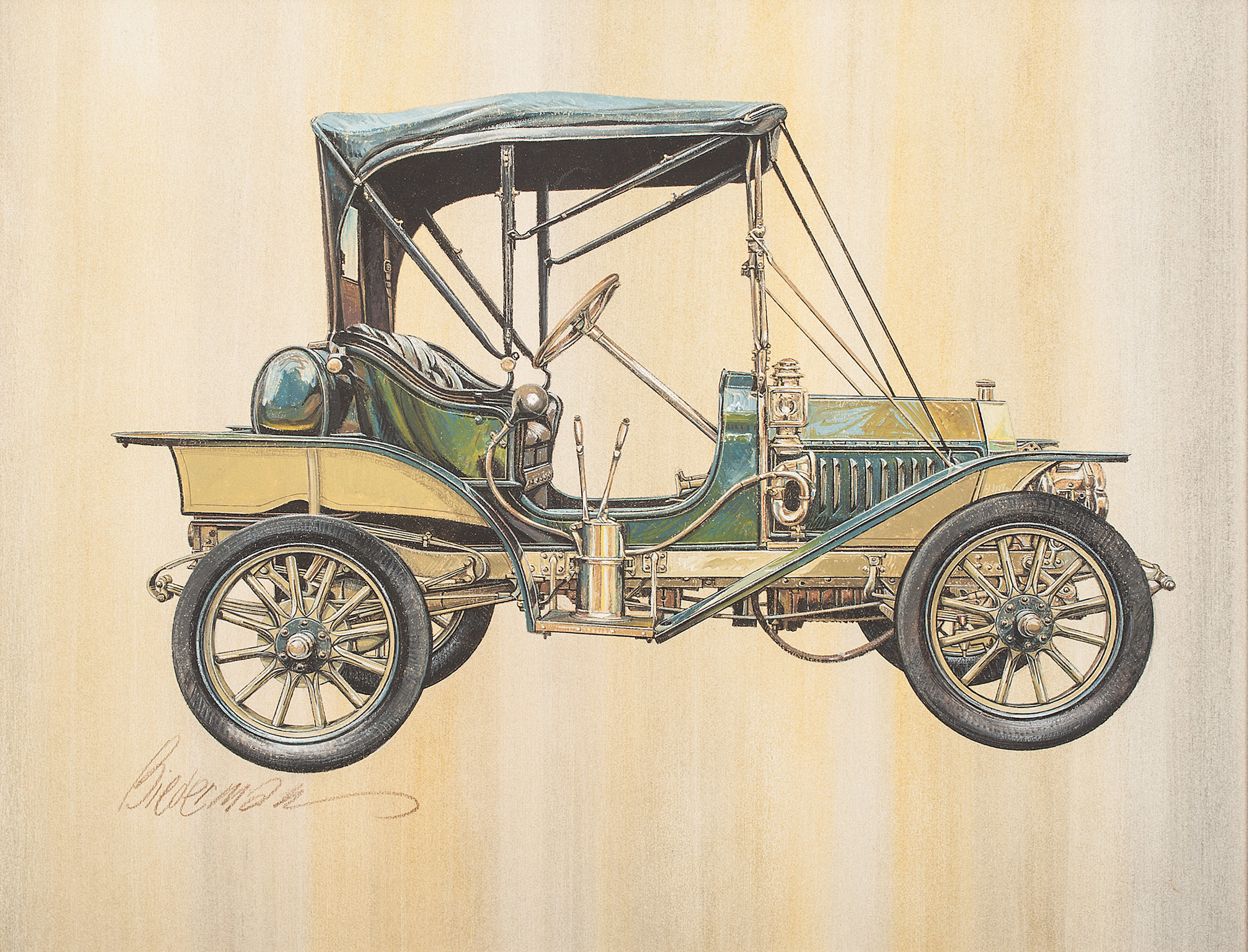 1909 McLaughlin-Buick: Illustrated by Jerome D. Biederman