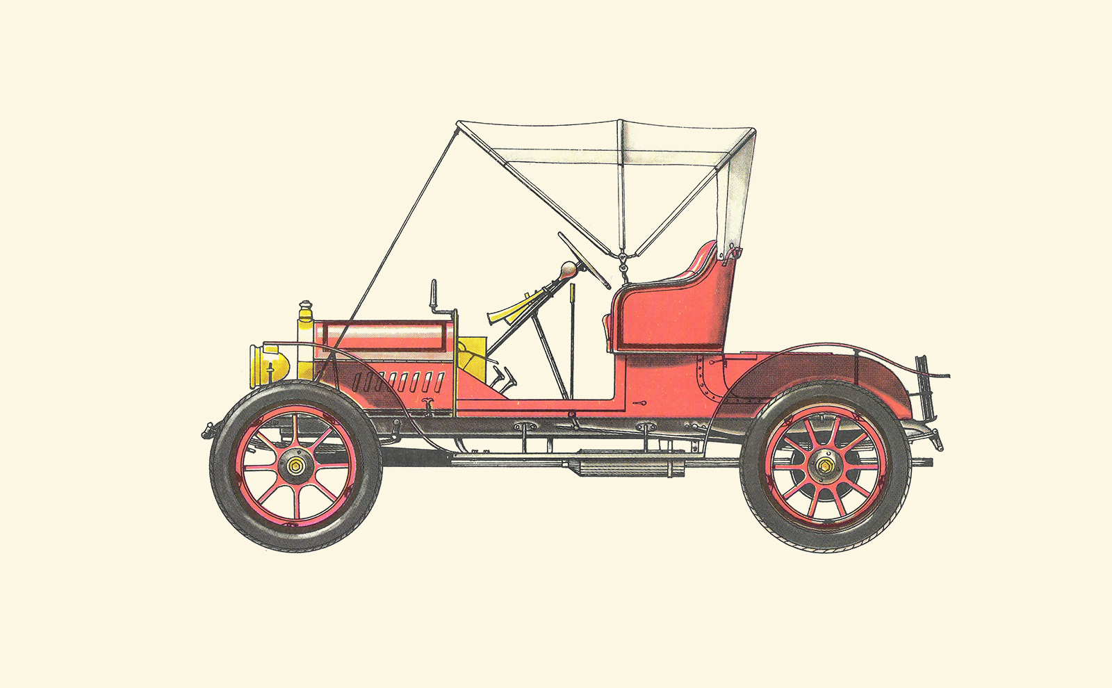 1909 Opel Doktorwagen: Illustrated by Horst Schleef