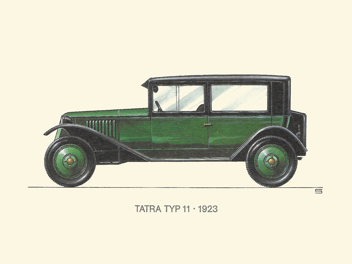 1923 Tatra Typ 11: Illustrated by Ralf Swoboda